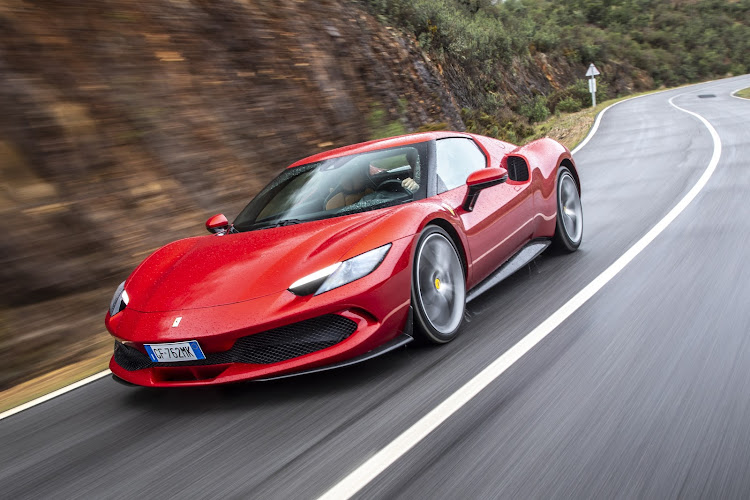 Ferrari said models of its hybrid 296 (pictured) and SF90 families drove its deliveries in the third quarter, while the 812 Competizione A and the Purosangue four-seater were in ramp up phase.