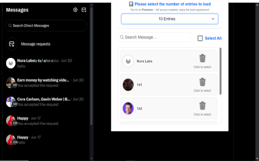 Delete X(Twitter) Messages Pro & Fast