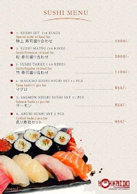 Hokkaido Korean & Japanese Restaurant menu 1