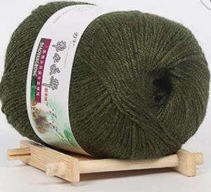 Title 27, Hand-knitted baby wool scarf, pure cashmere thr...