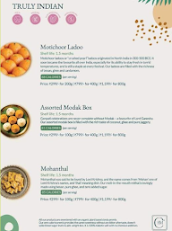 Healthy Mithai Co menu 3