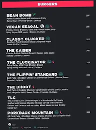 Good Flippin' Burgers menu 2