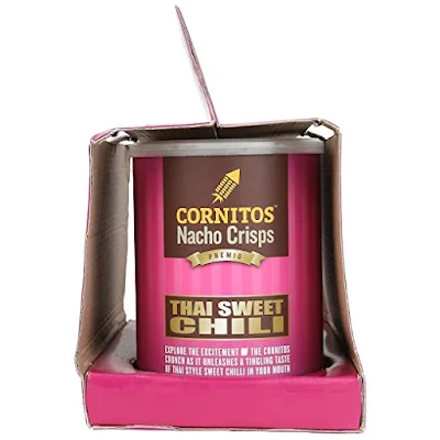 Cornitos Nachos Crisps Premio Can, Sweet Thai Chilli - 60 gm