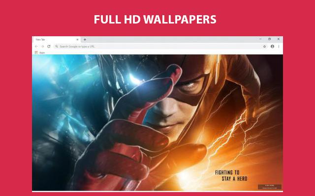 The Flash Wallpapers Custom Tab