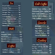 The Tea Tree menu 2