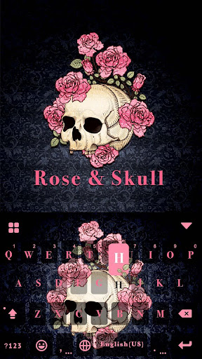 Rose n Skull Kika Keyboard