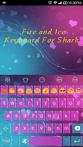 Emoji Keyboard-Fire And Ice