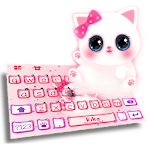 Cover Image of Download Cute Kitty Keyboard 7.0 APK