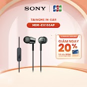 [Mã Elre2Tr Giảm 8% Đơn 500K] Tai Nghe Nhét Tai Sony Mdr - Ex155Ap - Hàng Chính Hãng