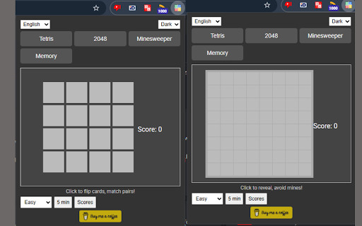 Mini Games Extension