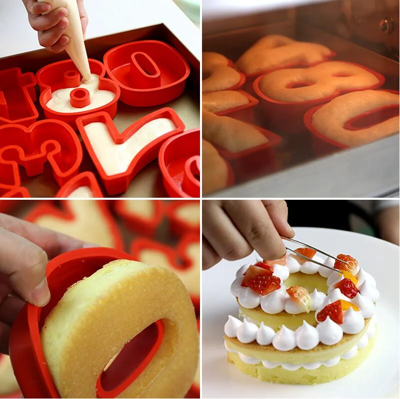 Title 5, Silicone Digital Cake Mould Bake perfect cakes ...