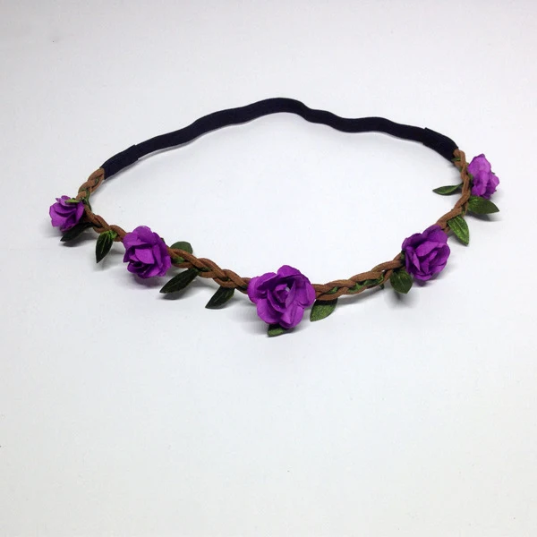 Coroa Tiara de Flores de Rosa Estilo Coreano Noiva. Perfeita para noivas, casamentos e eventos. Adicione um toque romântico e floral.