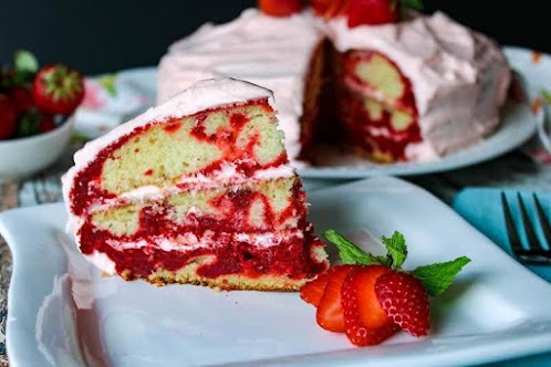 Click Here for Recipe: Strawberry Marble Cake