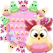 Pink Birds Keyboard Theme 10001002 Icon