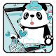 Download Blue Cute Panda Theme Mobile Wallpaper For PC Windows and Mac 1.1.3