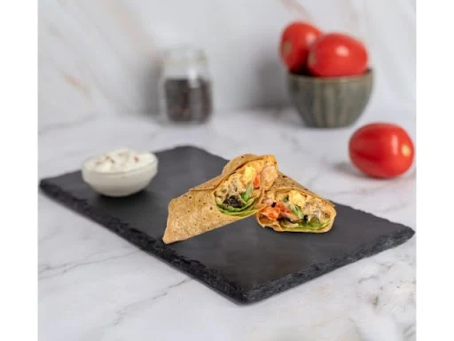 Roasted Veggies and Feta Cheese Wrap