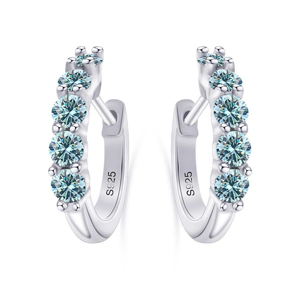 D Color Moissanite Stud Earrings for women, offering exceptional brilliance and timeless style. These moissanite earring