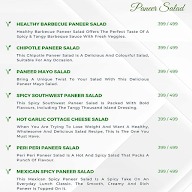 Veg Salad Company menu 3