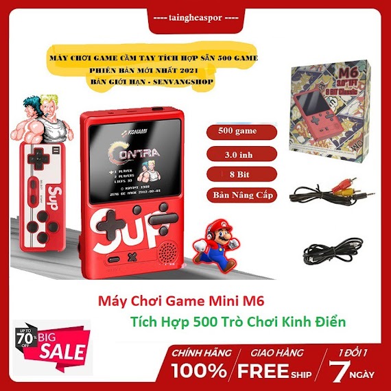 Game Sup Game Box 168/500 Games In 1 - Máy Chơi Game Cầm Tay