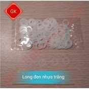 Long Đen Nhựa Trắng Đệm Trục Bạc Quạt [K - 14 - 14]