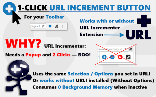 URL Increment Button