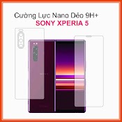 Cường Lực Mặt Trước, Sau, Camera Sony Xperia 5 Cường Lực Nano Dẻo 9H+