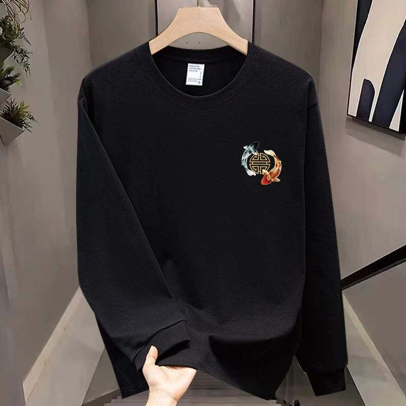Erkek Pamuklu Trend Uzun Kollu Tişört. Her duruma uygun rahatlık ve stil. Günlük kullanım için ideal. Şık ve modern bir görünüm için mükemmel.
