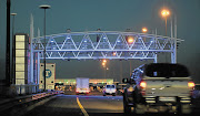 UNDER FIRE: One of the new toll gantries on the N17 near Germiston built by Tolplan Picture: SIMON MATHEBULA