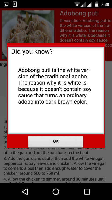 Filipino Recipes - Premium Screen 3