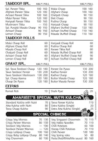 Sardarji Punjabi Chaap Wale menu 1