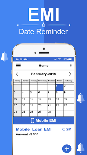 EMI Date Reminder  All Reminder with Alarm