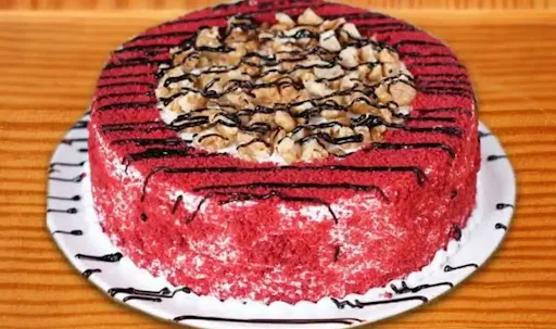 Red Velvet Walnut Cake