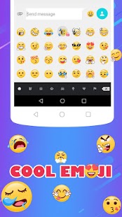 Cool SMS Free Emoji Keyboard - náhled