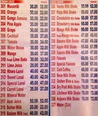 Srinidhi Sagar menu 4