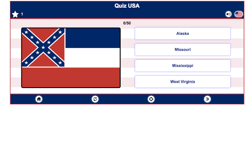 Quiz Capitals Flags Maps USA