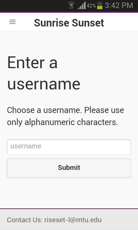 Android application Sunrise &amp; Sunset Observer screenshort