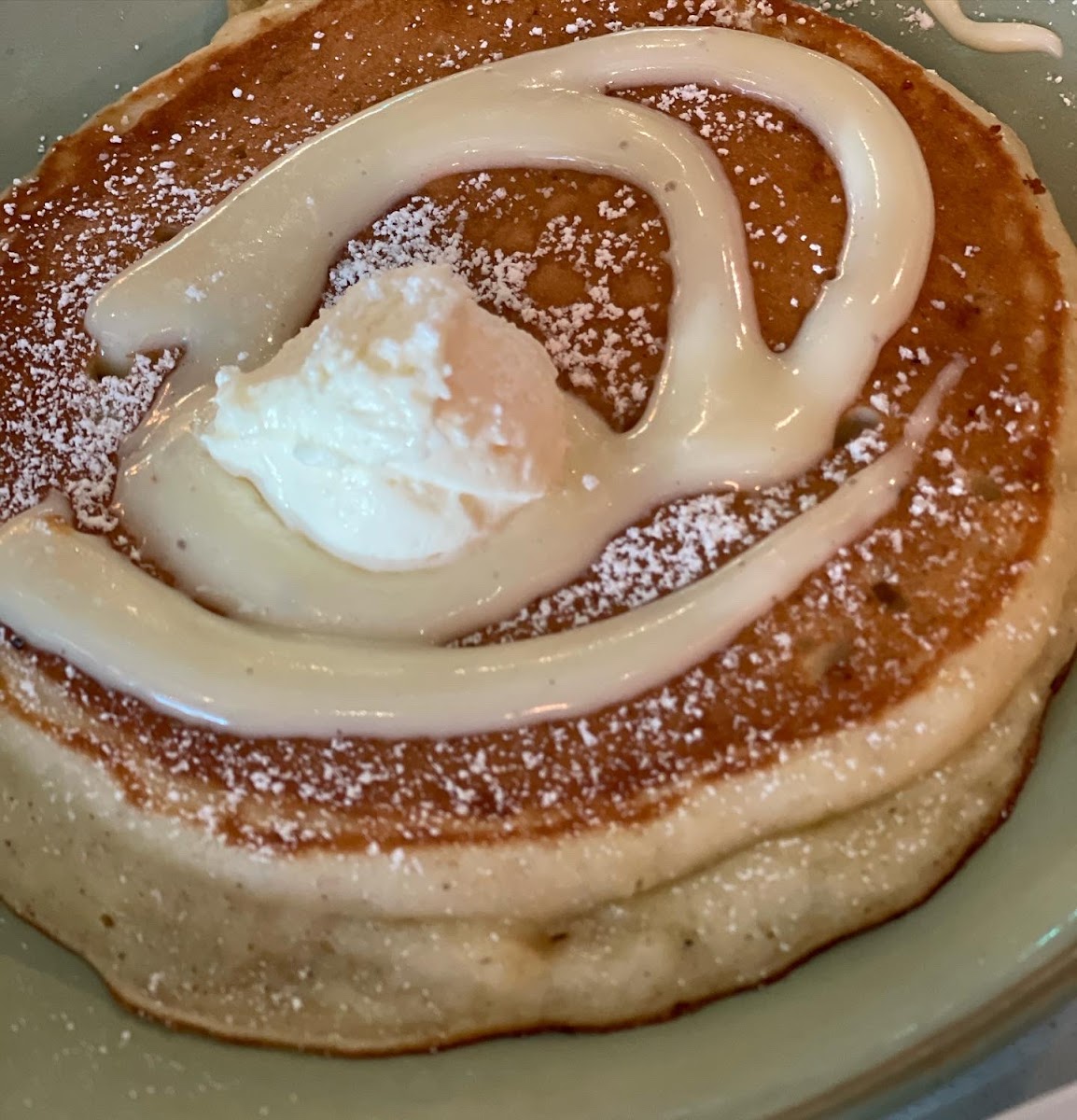 Gf cinnamon roll pancake