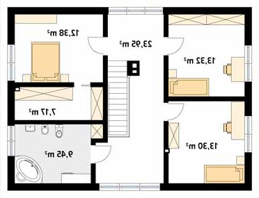 Jagodowy 2 dr-T - Rzut poddasza