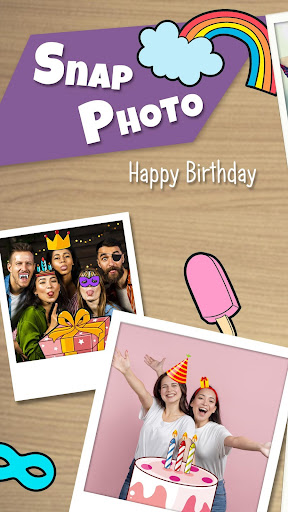 Snap Birthday Filters - Photo Effects  Stickers