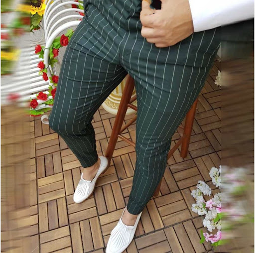 Title 3, Mens Striped Casual Pants - European and Ameri...
