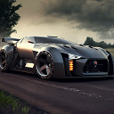 Futuristic Car Designs newtab chrome extension