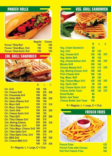 Al Baik Fast Food menu 