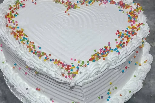 Vanilla Heart Shape Cake