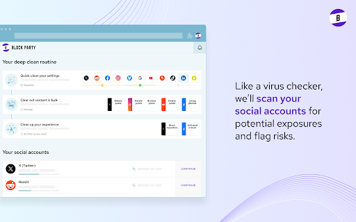 Block Party — Deep clean your social media screenshot 2