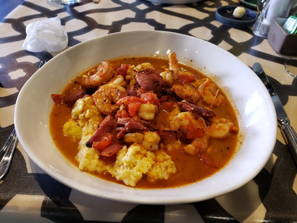 GF shrimp and grits, truly delightful!