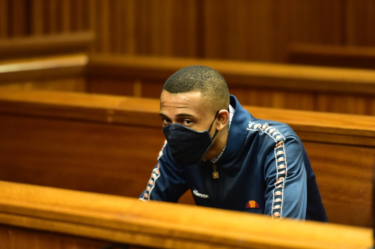 Neaven Demingo, 21, during an earlier appearance in the Port Elizabeth High Court