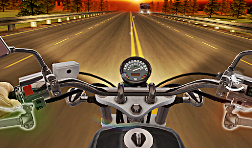 Android application Moto Traffic Rider 2016 screenshort