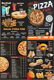 Halal Pizza Fun menu 1