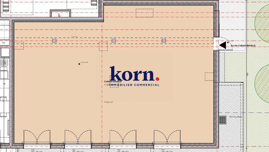 Location  locaux professionnels  115 m² à Vaucresson (92420), 2 492 €