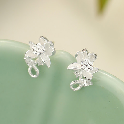 Title 1, Womens Fashion Silver Lotus Shiqinghuan Stud E...